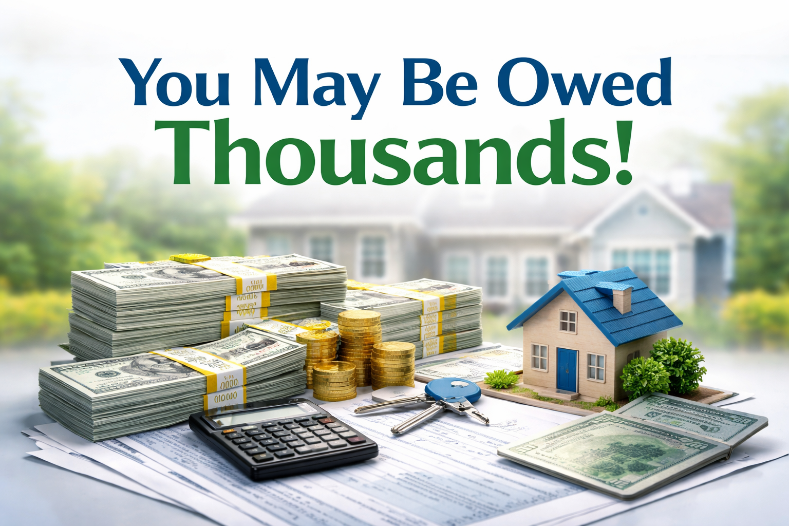 Reviewing financial paperwork